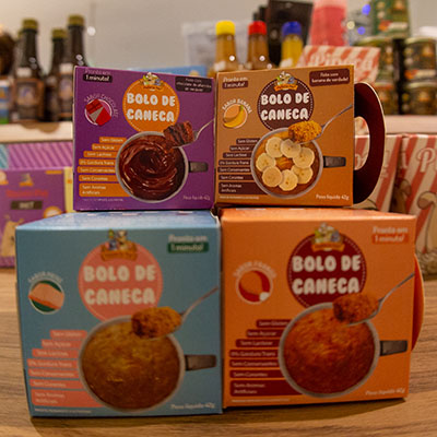 Bolo de caneca para cães Padaria Pet